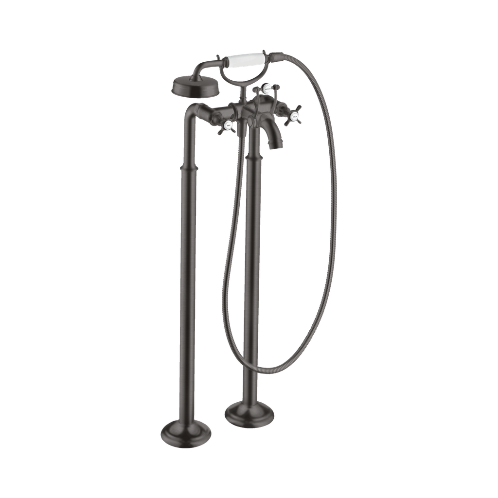 Hansgrohe 16562341 2-Handle Freestanding Tub Filler Trim With Cross Handles And