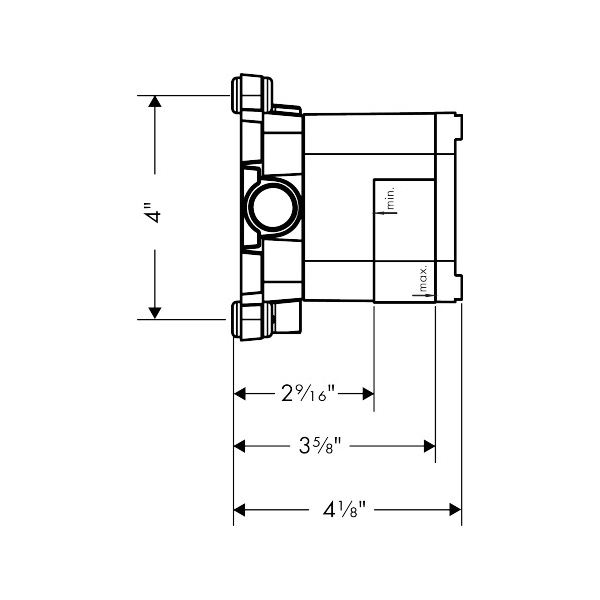 Hansgrohe 26909181 Rough Axor Nendo Lampshower