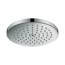 Hansgrohe 28615001 Showerhead 180 1-Jet Powder Rain 2.5 Gpm