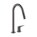 Hansgrohe 34822341 2-Hole Single-Handle Kitchen Faucet 2-Spray Pull-Down 1.75