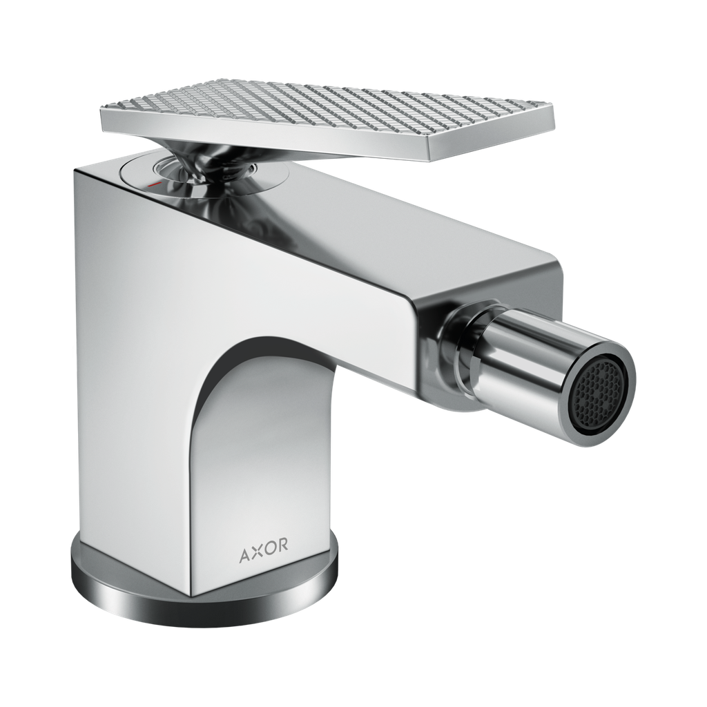 Hansgrohe 39201001 Single-Hole Bidet Faucet With Pop-Up Drain- Rhombic Cut 1.5