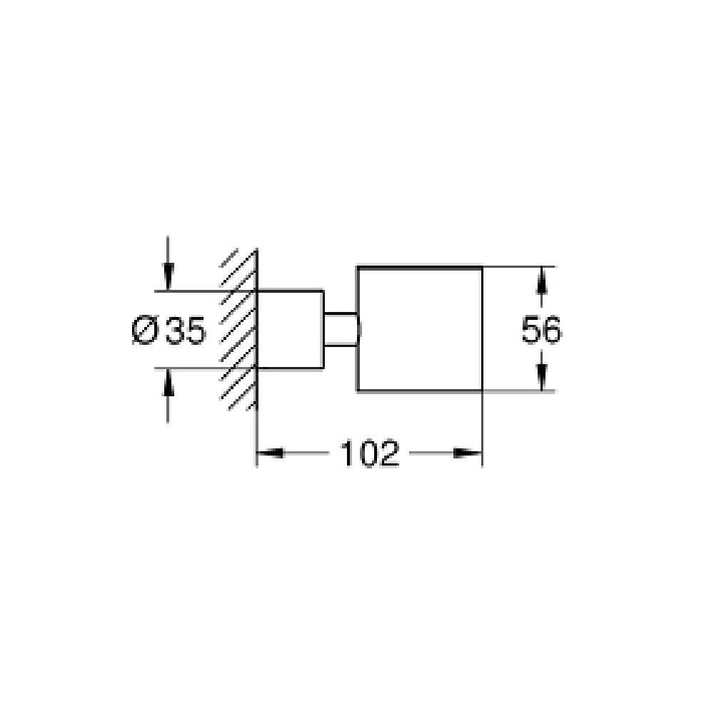 Grohe 40304EN3 Atrio Holder Brushed Nickel 2