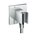 Hansgrohe 36734001 Wall Outlet With Handshower Holder Square