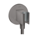 Hansgrohe 36733341 Wall Outlet With Handshower Holder Round