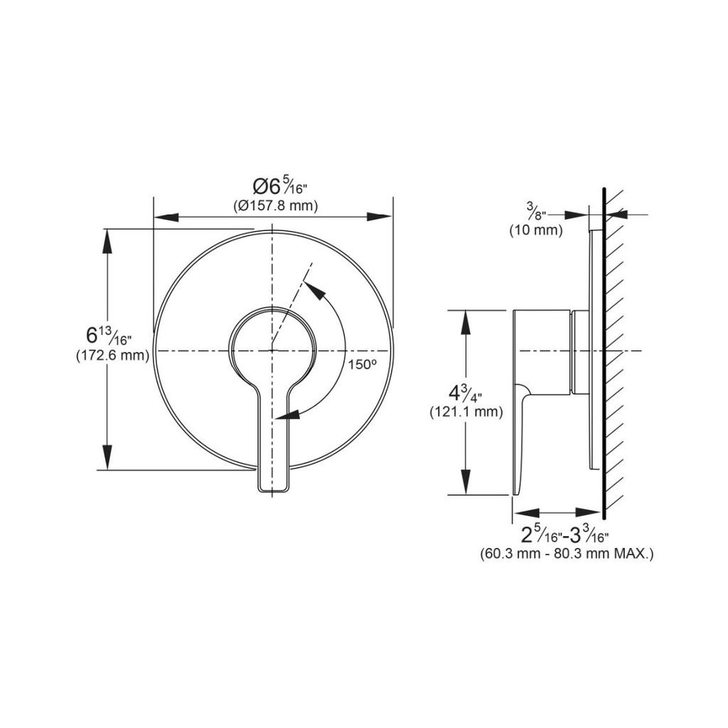 Grohe 29330EN0 Lineare PBV Trim With Cartridge Brushed Nickel 4