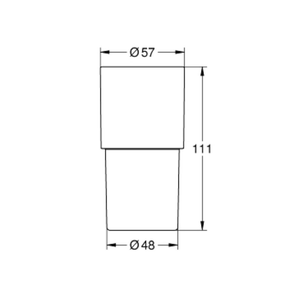 Grohe 40254003 Atrio New Glass Without Holder Clear 2