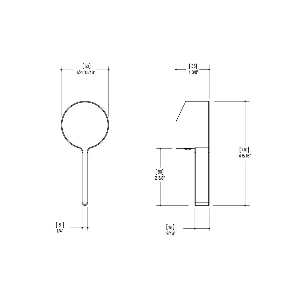 Aquabrass 37373 Pressure Balance Handles Blade Handle For Pressure Balance Valve Brushed Nickel 2