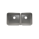 Julien 003281 Classic Sink Undermount Double L18X16X8 R15X16X8 1