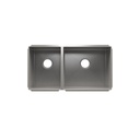 Julien 003936 J7 Sink Undermount Double L12X16X8 R18X16X8 1