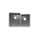 Julien 003988 J7 Sink Undermount Double L15X16X10 R12X16X8 1