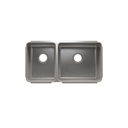 Julien 003278 Classic Sink Undermount Double L12X16X8 R18X16X8 1