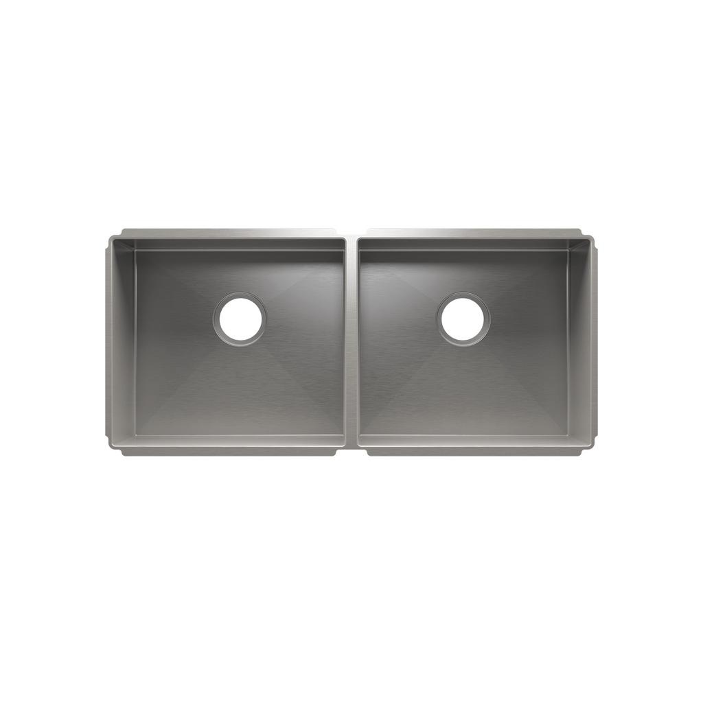 Julien 003963 J7 Sink Undermount Double L18X16X8 R18X16X8 1