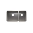 Julien 003991 J7 Sink Undermount Double L18X16X10 R12X16X8 1