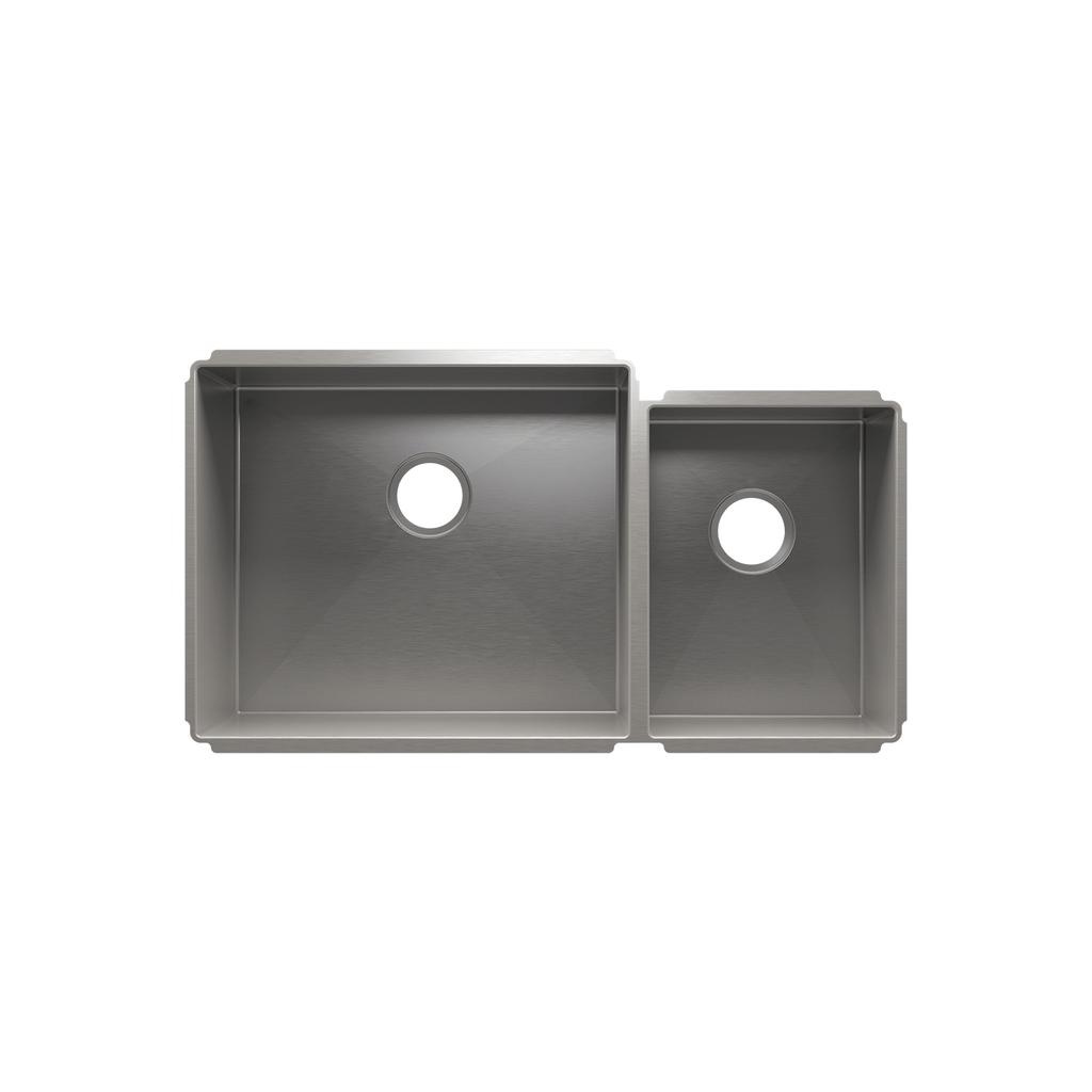 Julien 003959 J7 Sink Undermount Double L21X18X10 R12X16X8 1