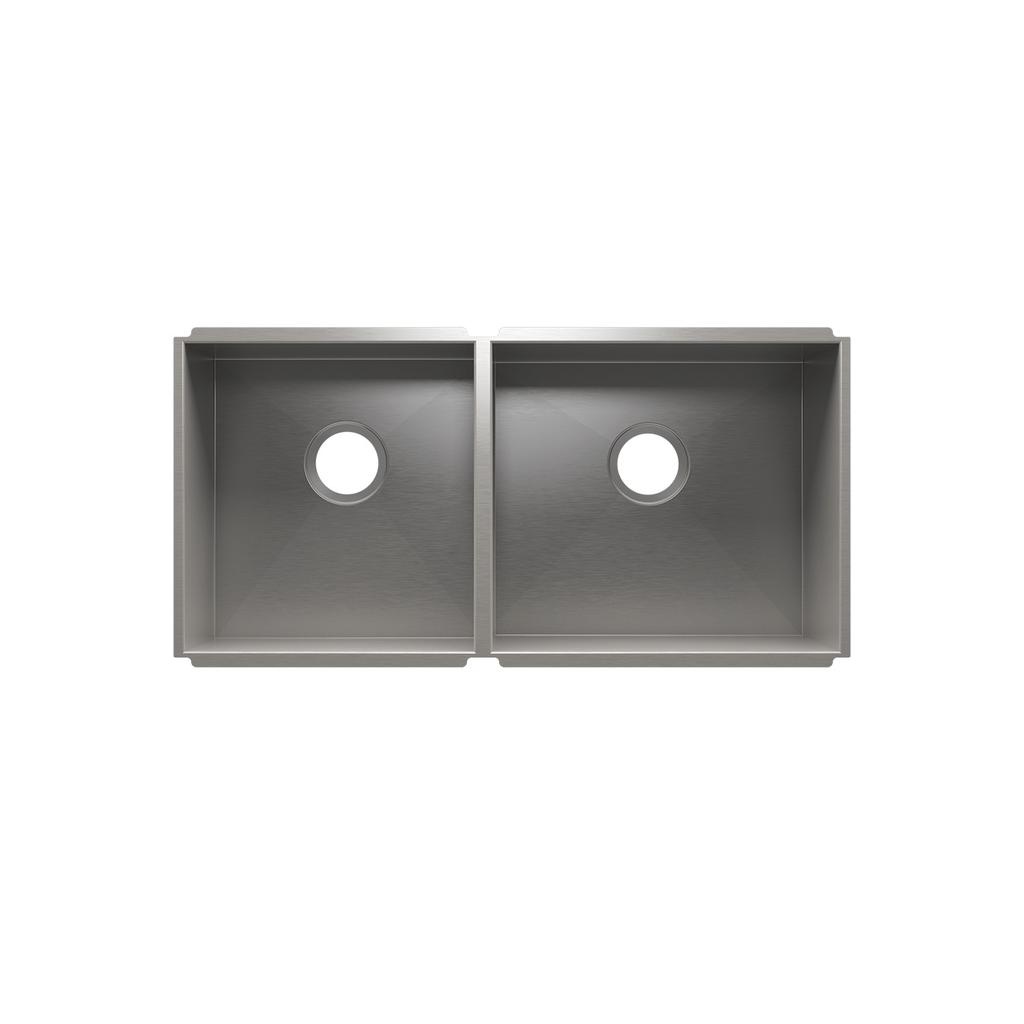 Julien 003681 Urbanedge Sink Undermount Double L15X16X8 R18X16X8 1