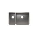 Julien 003648 Urbanedge Sink Undermount Double L9X16X8 R18X16X10 1