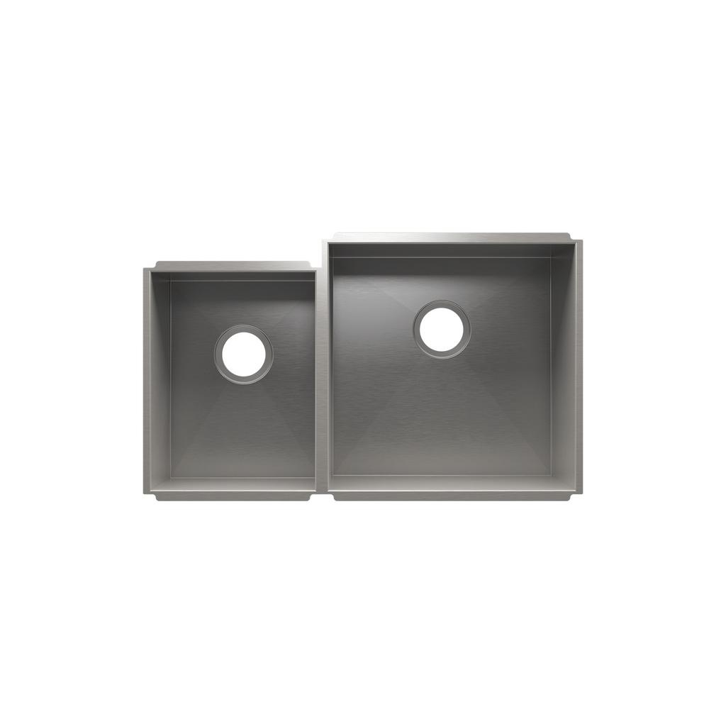 Julien 003639 Urbanedge Sink Undermount Double L12X16X8 R18X18X10 1