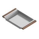 Julien 205234 Tray For 18In Sink Walnut Handles 12X19X2-1/4 1