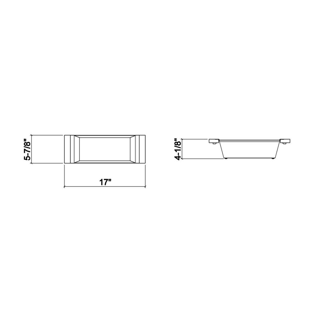 Julien 205326 Bin For 16In Sink Maple Handles 6X17X4-1/4 2