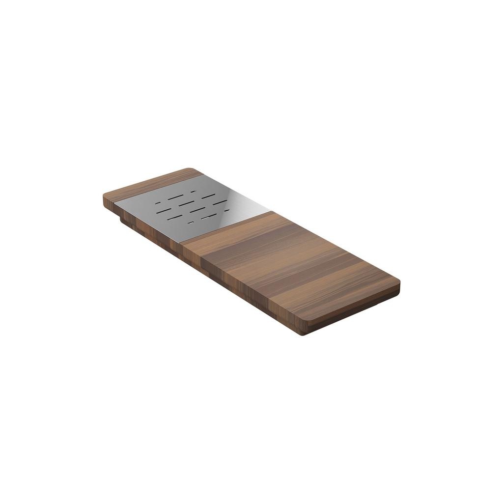 Julien 210062 Presentation Board For Fira Sink With Ledge Walnut 6X17-1/4X1-1/2 1