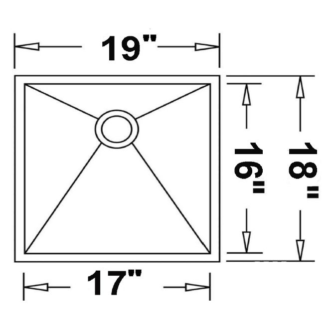 Blanco 400450 Radius 10 U Single Undermount Kitchen Sink 3