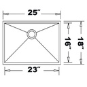 Blanco 400468 Radius 10 U Large Single Undermount Kitchen Sink 2