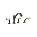 Brizo T67485 Charlotte Roman Tub With Shower Trim Less Handles 1