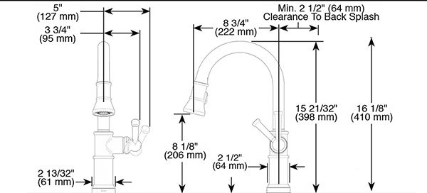 Brizo 64025LF ARTESSO Single Handle Pull Down Smart Touch Kitchen Faucet 2