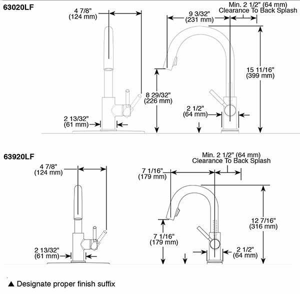 Brizo 63020LF SOLNA Single Handle Pull Down Kitchen Faucet 2