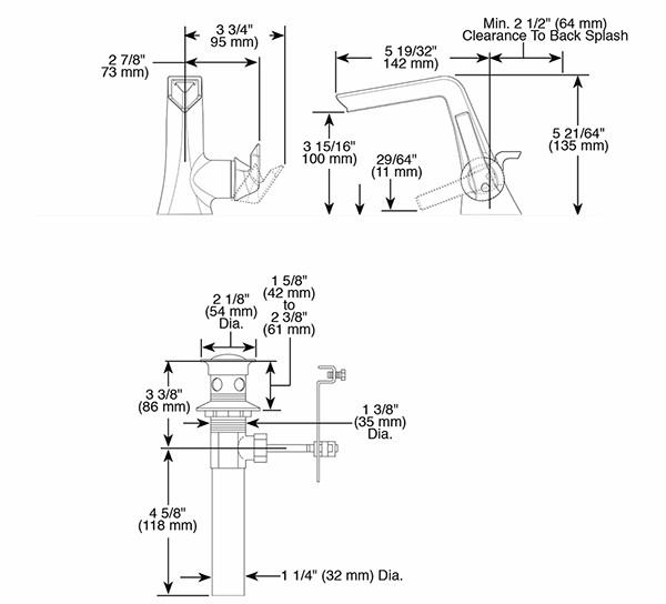 Brizo 65051LF Sotria Single Hole Lavatory Faucet 2