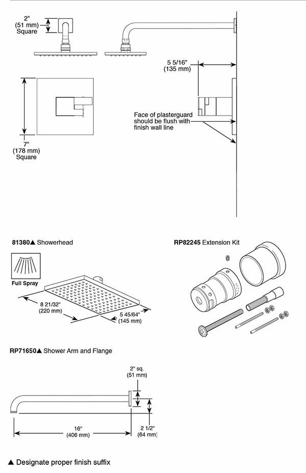 Brizo T60280 Siderna Tempassure Thermostatic Shower 2