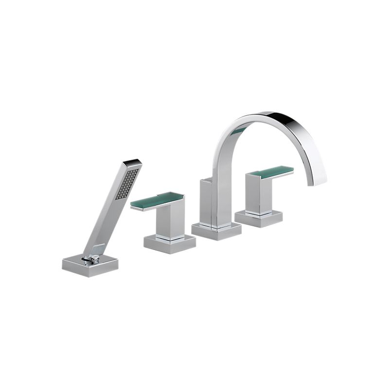 Brizo T67480 Siderna Roman Tub Trim Hand Shower Less Handles 1