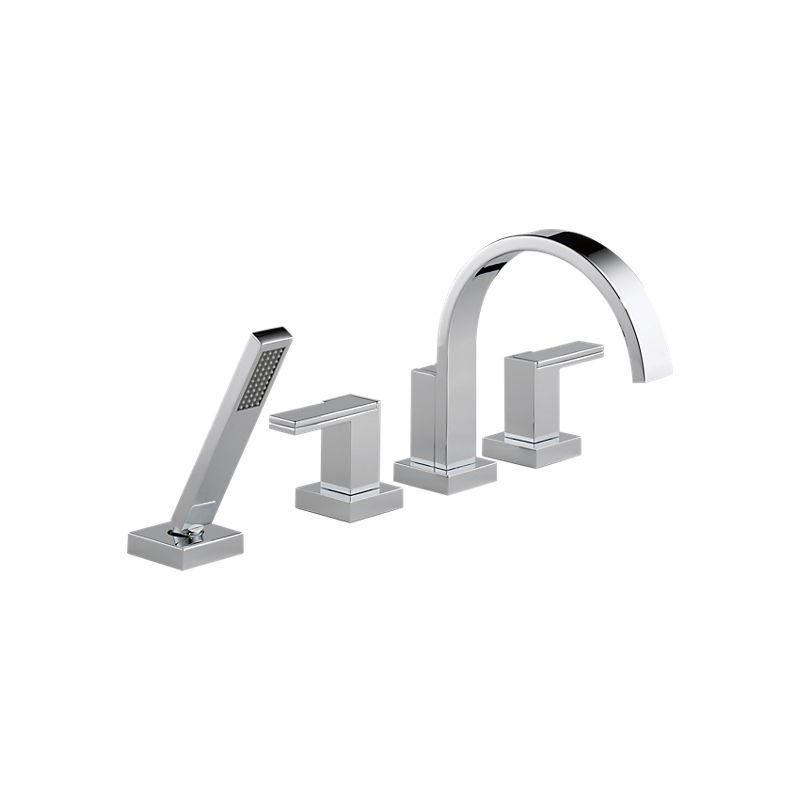 Brizo T67480 Siderna Roman Tub Trim Hand Shower Less Handles 4