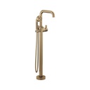 Brizo T70135 Litze Single Handle Freestanding Tub Filler Less Handle Luxe Gold 1