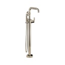 Brizo T70135 Litze Single Handle Freestanding Tub Filler Less Handle Polished Nickel 1