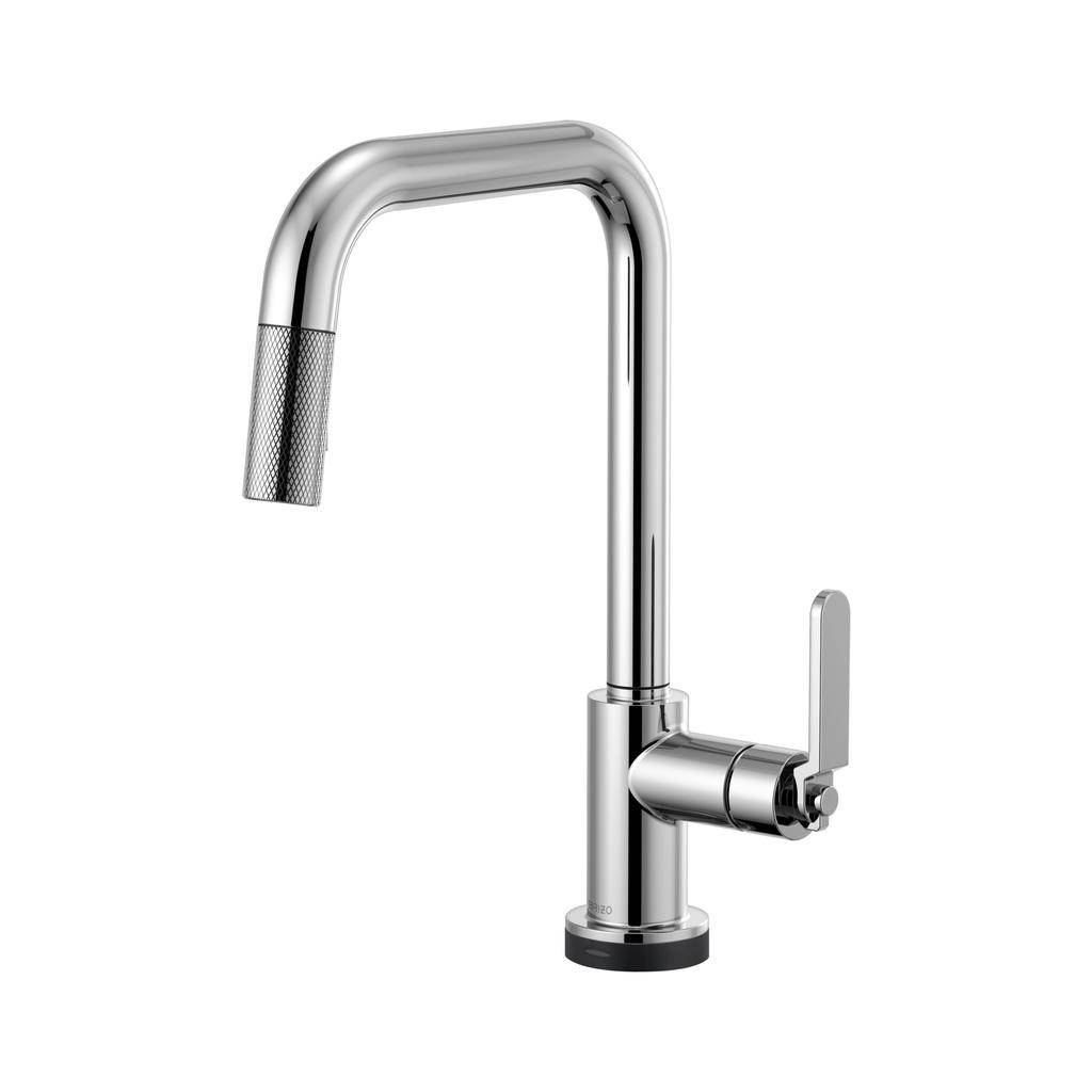 Brizo 64054LF Litze Smart Touch Pull Down Square Spout Faucet Chrome 1