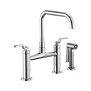 Brizo 62554LF Litze Bridge Faucet Square Spout Chrome 1