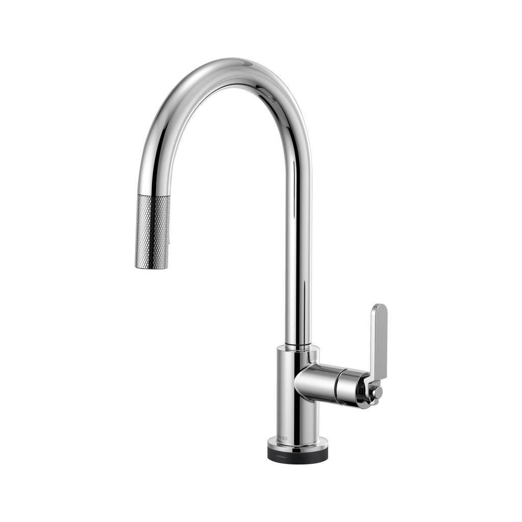 Brizo 64044LF Litze Smart Touch Pull Down Arc Spout Faucet Chrome 1