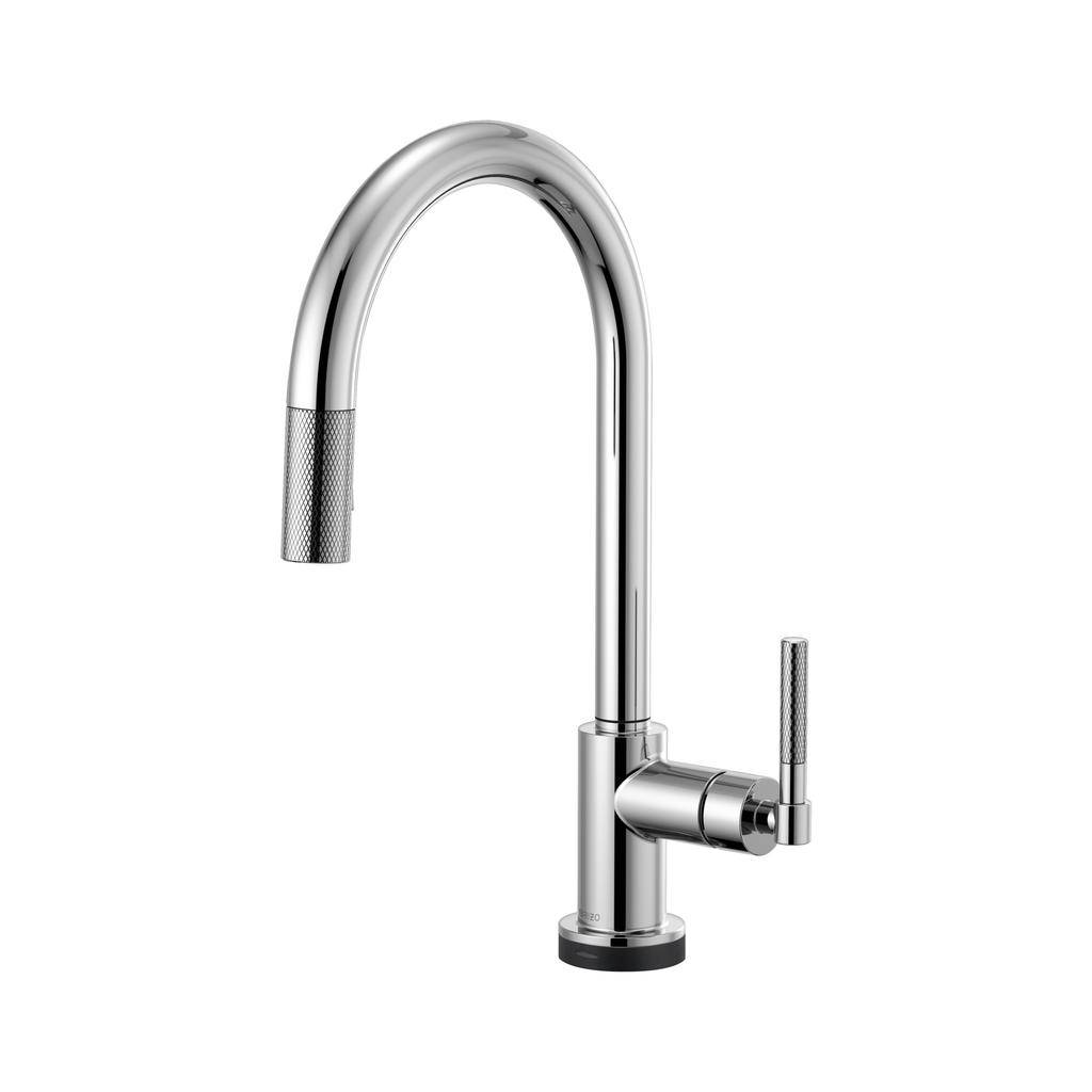 Brizo 64043LF Litze Smart Touch Pull Down Arc Spout Faucet Chrome 1