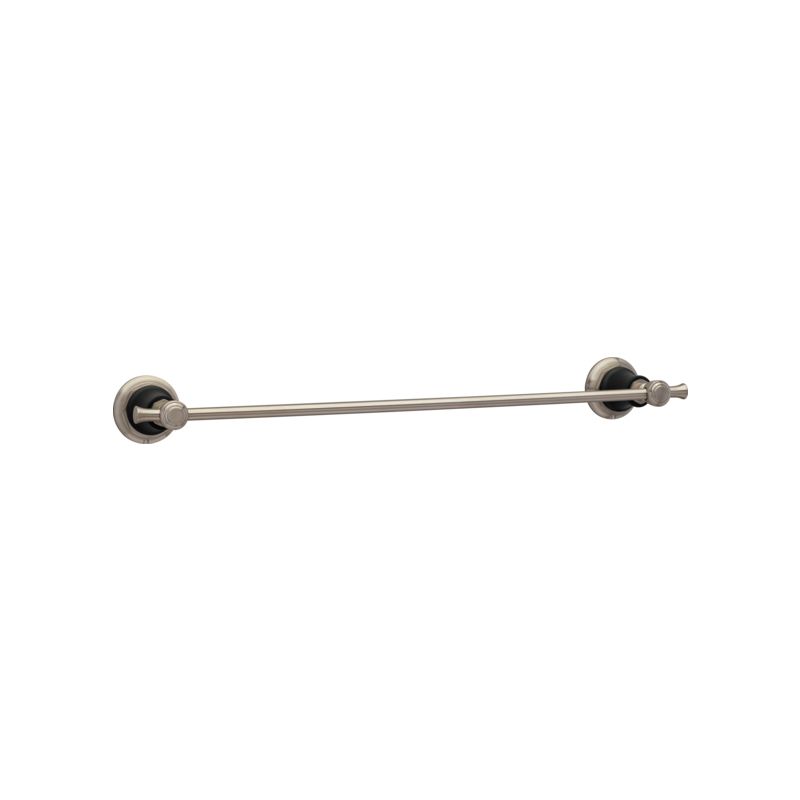 Brizo 691861 Rook 18 Towel Bar Luxe Nickel Matte Black 1