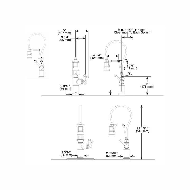 Brizo 64225LF Artesso Smart Touch Articulating Kitchen Faucet Chrome 2