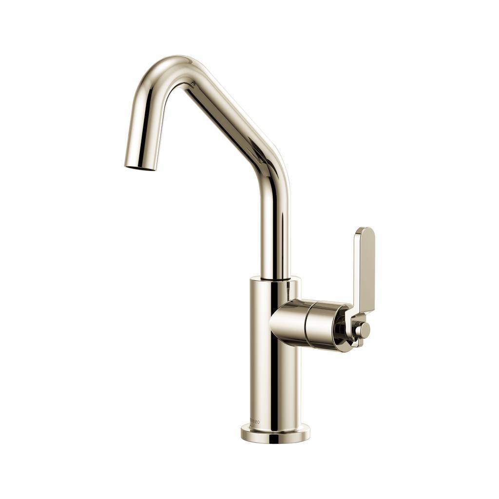 Brizo 61064LF Litze Angled Spout Bar Faucet Polished Nickel 1