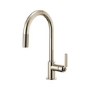 Brizo 63044LF Litze Pull Down Arc Spout Faucet Polished Nickel 1