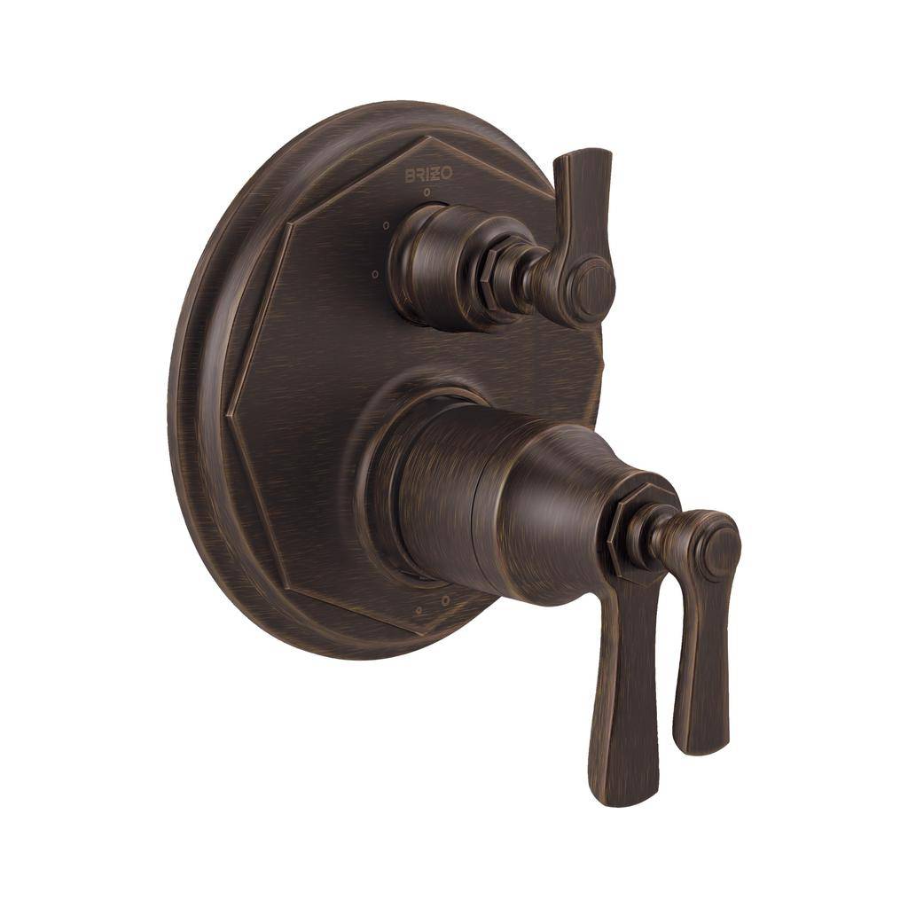 Brizo T75561 Rook Thermostatic Valve 3 Function Diverter Trim Venetian Bronze 1