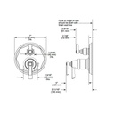 Brizo T75561 Rook Thermostatic Valve 3 Function Diverter Trim Chrome 2