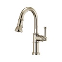 Brizo 63925LF Artesso Pull Down Prep Faucet Polished Nickel 1