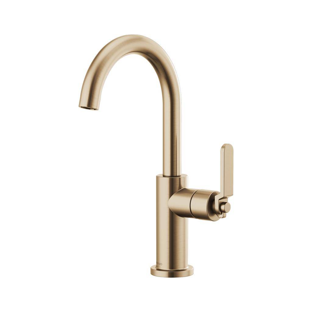 Brizo 61044LF Litze Arc Spout Bar Faucet Luxe Gold 1