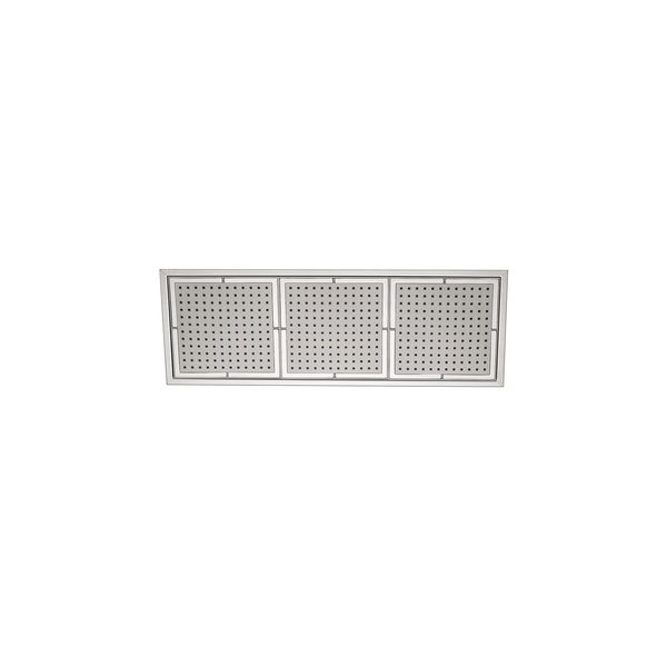 Aquabrass 803 8 X 24 Recessed Rainhead Polished Chrome 1