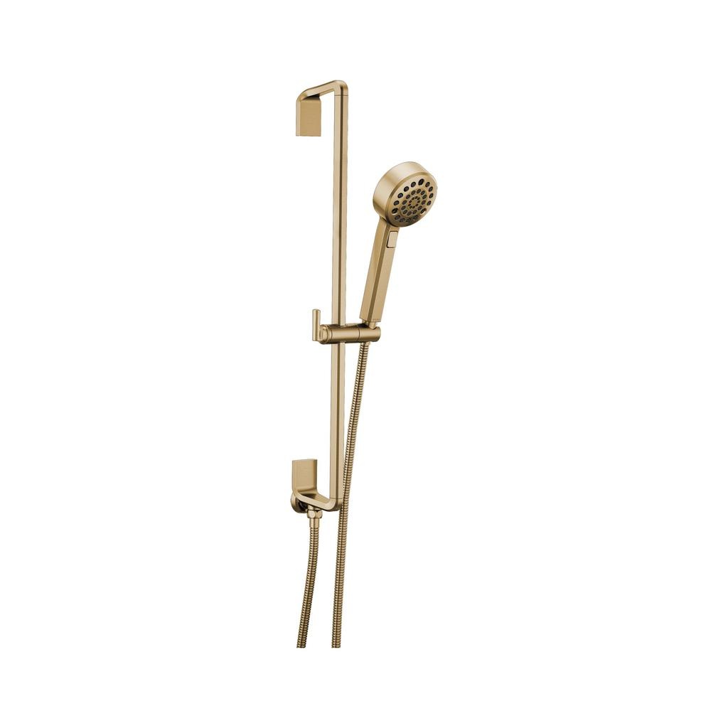 Brizo 88798 Levoir Slide Bar Handshower With H2Okinetic Technology Luxe Gold 1