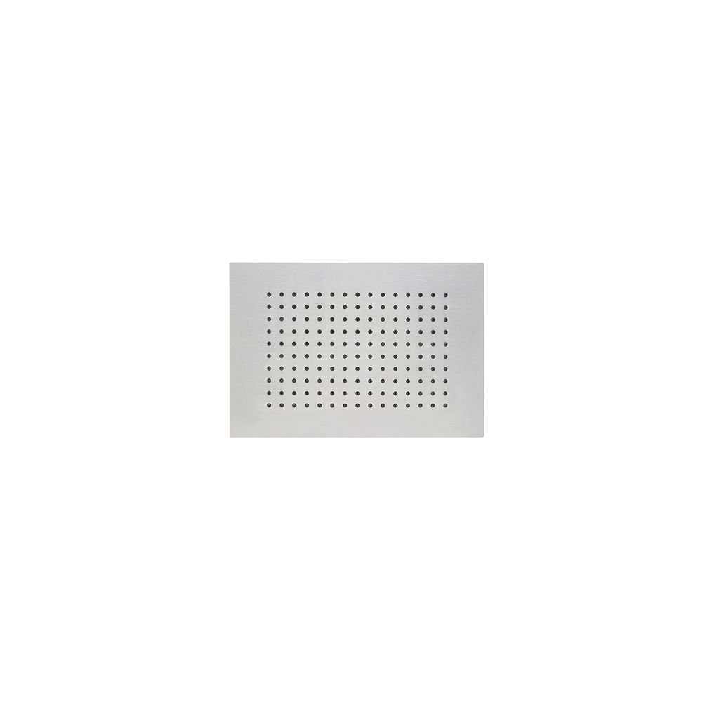 Aquabrass 807 11 1/4 x 7 7/8 Recessed Rainhead Brushed Stainless Steel 1